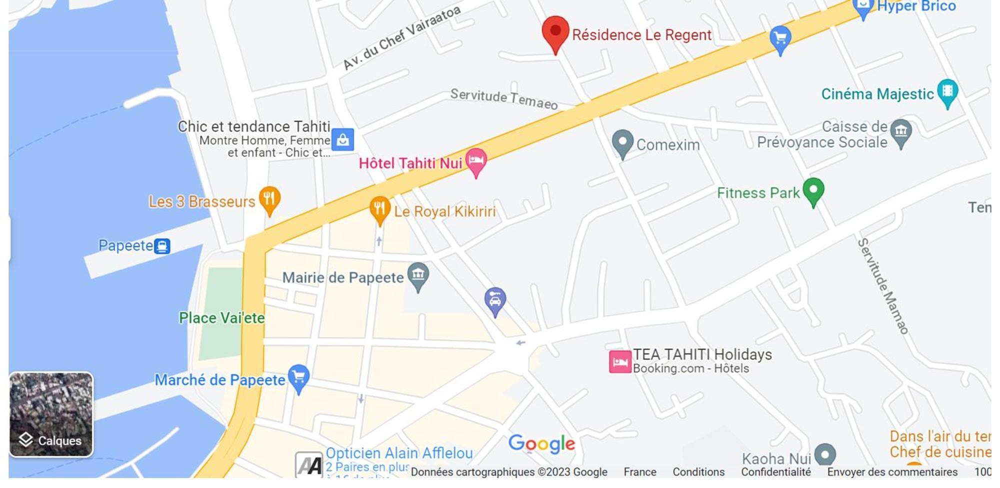 Apartmán Regent 3E Etage Papeete Papeete  Exteriér fotografie